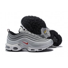 Nike Air Max 97 Plus TN Metallic Silver Running Shoes Cheap On Sale