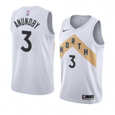 OG Anunoby Raptors City New Jersey OVO White For Cheap Sale