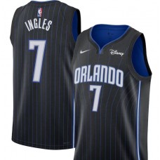 orlando magic #7 ingles jerseys black