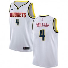 Paul Millsap Nuggets Swingman White NBA Jersey Cheap Sale