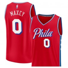 Philadelphia 76ers Fanatics Branded Youth Fast Break Replica Custom Jersey - Statement Edition - Red