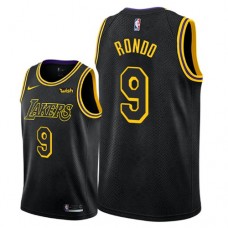 Rajon Rondo Lakers City Edition Jersey Black Wholesale Online