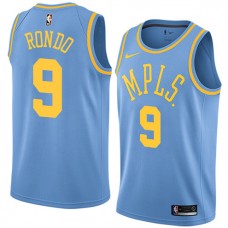 Rajon Rondo Retro Lakers Classics Jersey Light Blue Cheap For Sale