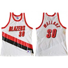 Rasheed Wallace Blazers Throwback Jersey White Cheap For Sale