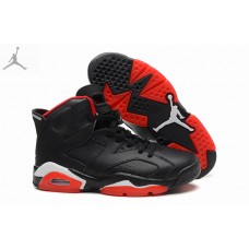 Real Air Jordan 6 Retro Black Red Sneakers Cheap Sale Online