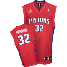 Richard Hamilton Pistons Alternate Red NBA Jersey Cheap For Sale