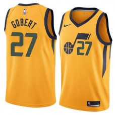 Rudy Gobert Jazz Yellow Statement NBA Jerseys Cheap For Sale