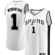 San Antonio Spurs Fanatics Branded Youth Fast Break Replica Custom Jersey - Association Edition - White