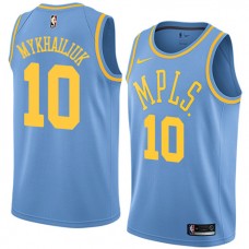 Sviatoslav Mykhailiuk Retro Lakers MPLS Jersey Light Blue Cheap Sale