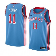 Trae Young Hawks Blue Jersey 50th Anniversary Cheap For Sale
