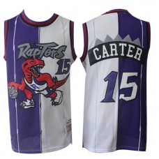 Vince Carter Raptors Throwback Split NBA Jerseys For Cheap Sale