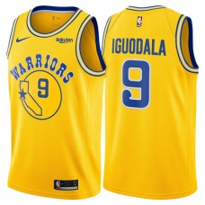 Warriors Andre Iguodala Hardwood Classic Jersey Gold For Cheap Sale