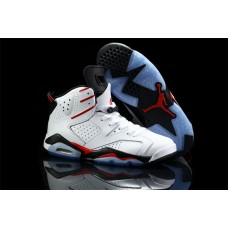 Wholesale Air Jordan 6 (VI) White Black Red Shoes Online