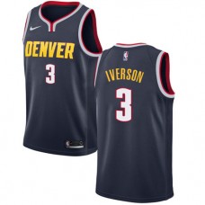 Wholesale Allen Iverson Nuggets Navy Blue Nike NBA Jersey