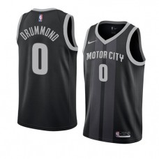 Wholesale Andre Drummond Pistons Motor City Black Jerseys