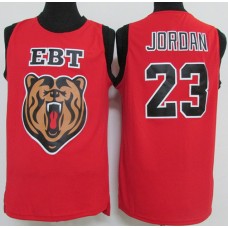 Wilmington Laney EBT Chicago Bulls 23 Michael Jordan Throwback Jersey Hardwood Classics Red