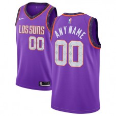 Wholesale Custom Suns Nike Purple NBA Jerseys City Edition
