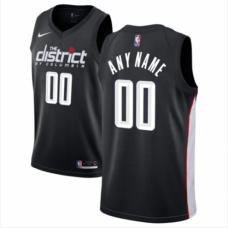 Wholesale Custom Wizards Black NBA Jerseys City Edition Online