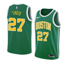 Wholesale Daniel Theis Celtics Earned Green NBA Jerseys