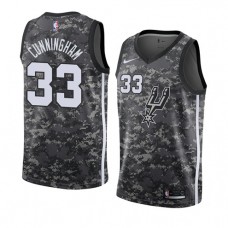 Wholesale Dante Cunningham Spurs City NBA Jerseys Gray Online