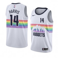 Wholesale Gary Harris Nuggets Rainbow City White NBA Jerseys