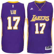 Wholesale Jeremy Lin Lakers Purple NBA Jersey Swingman