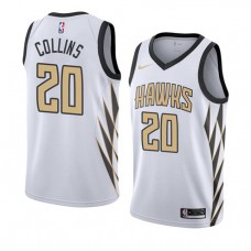 Wholesale John Collins Hawks City New NBA Jerseys White Online