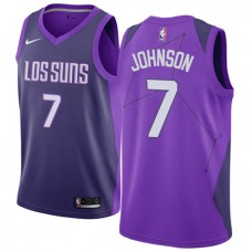 Wholesale Kevin Johnson Suns City Purple NBA Jersey Online