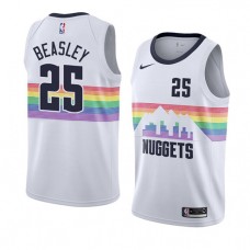 Wholesale Malik Beasley Nuggets Rainbow City White NBA Jerseys