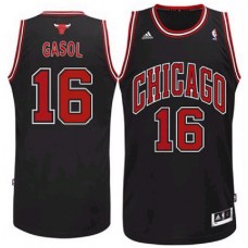 Wholesale Pau Gasol Bulls Alternate Black NBA Jerseys Online