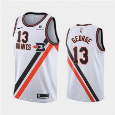 Wholesale Paul George Clippers White Hardwood Classics Jerseys
