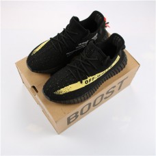 Yeezy Boost 350 V2 x Off White Black Yellow Cheap For Sale