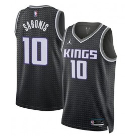 Men’s Sacramento Kings Domantas Sabonis Statement Edition Jersey – Black