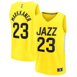 Men’s Utah Jazz Lauri Markannen Icon Edition Jersey – Yellow