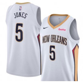Unisex Nike Herbert Jones White New Orleans Pelicans Swingman Badge Player Jersey - Association Edition