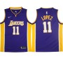 Nike NBA Los Angeles Lakers 11 Brook Lopez Jersey Purple Swingman Icon Edition