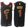 Nike NBA Cleveland Cavaliers 1 Derrick Rose Jersey Black