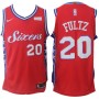Nike NBA Philadelphia 76ers 20 Markelle Fultz Jersey Red Authentic Association Edition