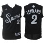 Spurs Kawhi Leonard Christmas Jerseys 2016 Black Cheap For Sale