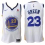 Nike NBA Golden State Warriors 23 Draymond Green Jersey White Authentic Edition