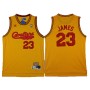 Lebron James Cavaliers Retro Yellow NBA Jersey Cheap Sale