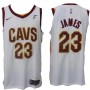 Nike NBA Cleveland Cavaliers 23 LeBron James Jersey White Authentic