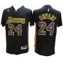 NBA Los Angeles Lakers 24 Kobe Bryant Throwback Jersey Hardwood Classics Black Shorts