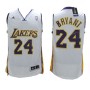NBA Los Angeles Lakers 24 Kobe Bryant Throwback Jersey Hardwood Classics Swingman White