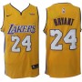 Nike NBA Los Angeles Lakers 24 Kobe Bryant Jersey Gold Swingman Icon Edition