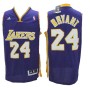 NBA Los Angeles Lakers 24 Kobe Bryant Throwback Jersey Hardwood Classics Swingman Purple