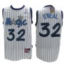 NBA Orlando Magic 32 Shaquille O'neal Throwback Jersey White Swingman Hardwood Classics