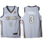 Nike NBA Cleveland Cavaliers 3 Isaiah Thomas Jersey Grey City