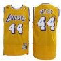 NBA Los Angeles Lakers 44 Jerry West Throwback Jersey Hardwood Classics Swingman Yellow