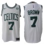 Nike NBA Boston Celtics 7 Jaylen Brown Jersey White